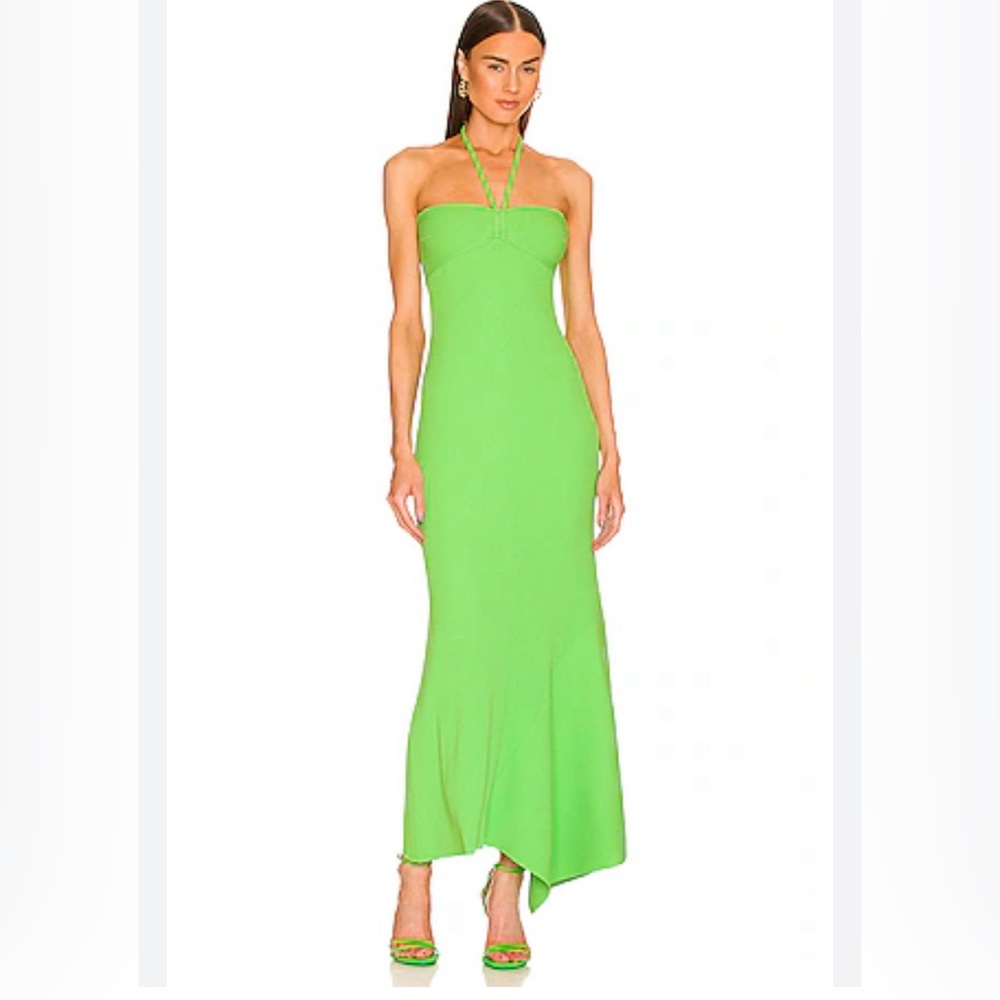 A.L.C. Green Asymmetrical Dress